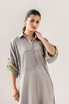 Cloud Grey dyed cotton | F-188 | Khudabaksh