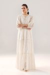 Cotton Chikan Frock | F-190 | khudabaksh