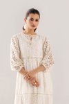 Cotton Chikan Frock | F-190 | khudabaksh