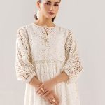Cotton Chikan Frock | F-190 | khudabaksh