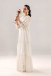 Cotton Chikan Frock | F-190 | khudabaksh