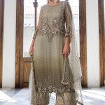 Shimming Ginger Chiffon | P-282 | KHUDABAKSH