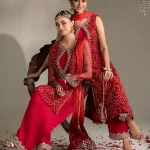 Red Chiffon Chunnari | P-285 | Khudabaksh