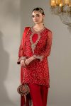 Red Chiffon Chunnari | P-285 | Khudabaksh