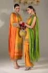 Red Chiffon Chunnari | P-285 | Khudabaksh