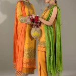 Red Chiffon Chunnari | P-285 | Khudabaksh