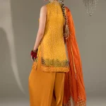 Red Chiffon Chunnari | P-285 | Khudabaksh