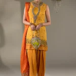 Red Chiffon Chunnari | P-285 | Khudabaksh