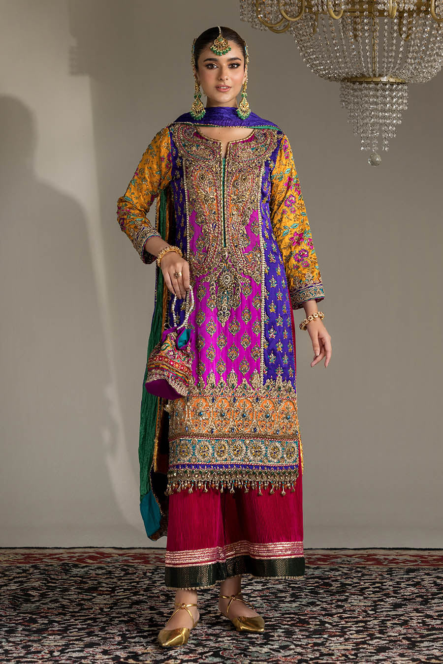 Multi Color Resham Silk | E-309 | Khudabaksh