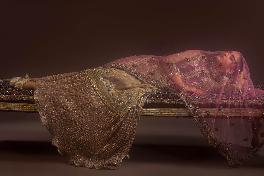 Brown Mesuri 3D Work | P-297 | Khudabaksh