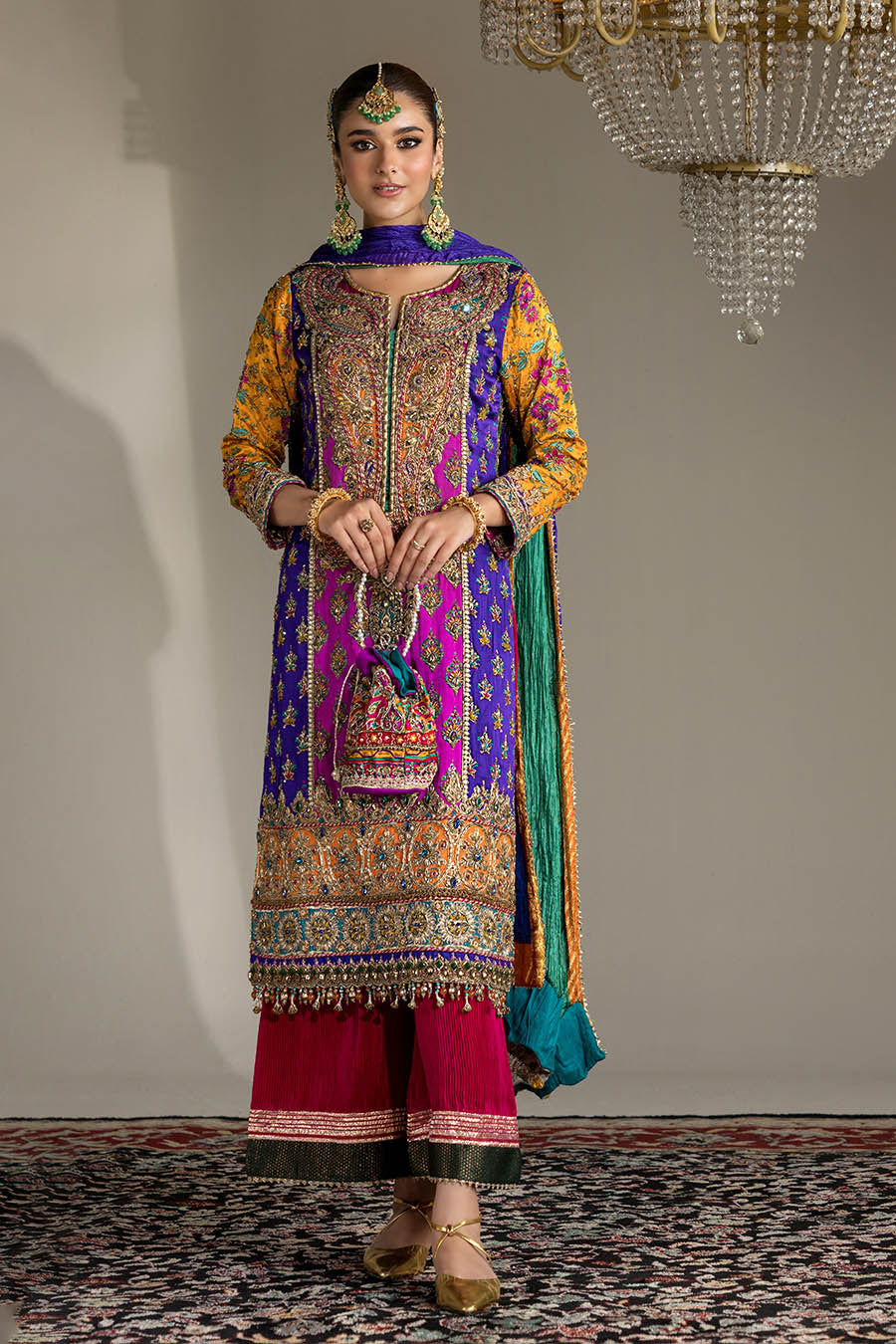 Multi Color Resham Silk | E-309 | Khudabaksh