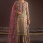 Brown Mesuri 3D Work | P-297 | Khudabaksh