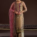 Brown Mesuri 3D Work | P-297 | Khudabaksh