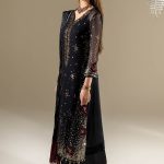 Black Crinkle Chiffon | P-296 | Khudabaksh