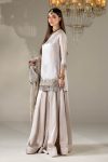 Silver Grey Gloss Silk | P-299 | Khudabaksh