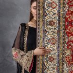 Black Crinkle Chiffon | P-300 | Khudabaksh