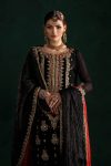 Black Krinkle Chiffon | P-301 | Khudabaksh