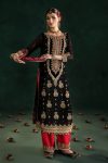 Black Krinkle Chiffon | P-301 | Khudabaksh