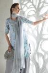 Embroidered Chiffon | SF-EF26-06-Sky Blue | Maria B