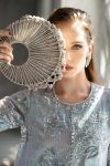 Embroidered Chiffon | SF-EF26-06-Sky Blue | Maria B