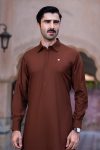 Kameez Shalwar Blended | 2PW25-10-Rust | Maria B