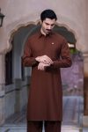 Kameez Shalwar Blended | 2PW25-10-Rust | Maria B