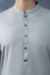 Kameez Shalwar Blended | 2PW25-11-Cement | Maria B