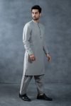 Kameez Shalwar Blended | 2PW25-11-Cement | Maria B