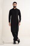 Kameez Shalwar Blended | 2PSS26-08-Night Black | Maria B
