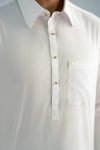 Men Kameez Shalwar Cotton | 2P25-04-Off White | Maria B