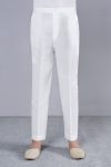 Men's Cotton Trouser | TRW25-18-White | Maria B