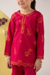 Embroidered Dobby Lawn | EA26-07-Dark Pink-2-4 | Maria B
