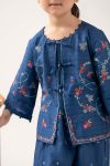 Embroidered Dobby Lawn | EA26-13-Blue-2-4 | Maria B