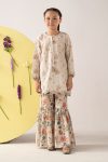 Embroidered Dobby Lawn | EF26-43-Off White-2-4 | Maria B