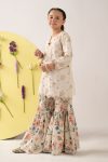 Embroidered Dobby Lawn | EF26-43-Off White-2-4 | Maria B