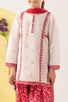 Embroidered Lawn | EF25-66R1-White-2-4 | Maria B