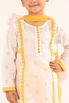Embroidered Lawn | EF25-66R1-White and Yellow-2-4 | Maria B