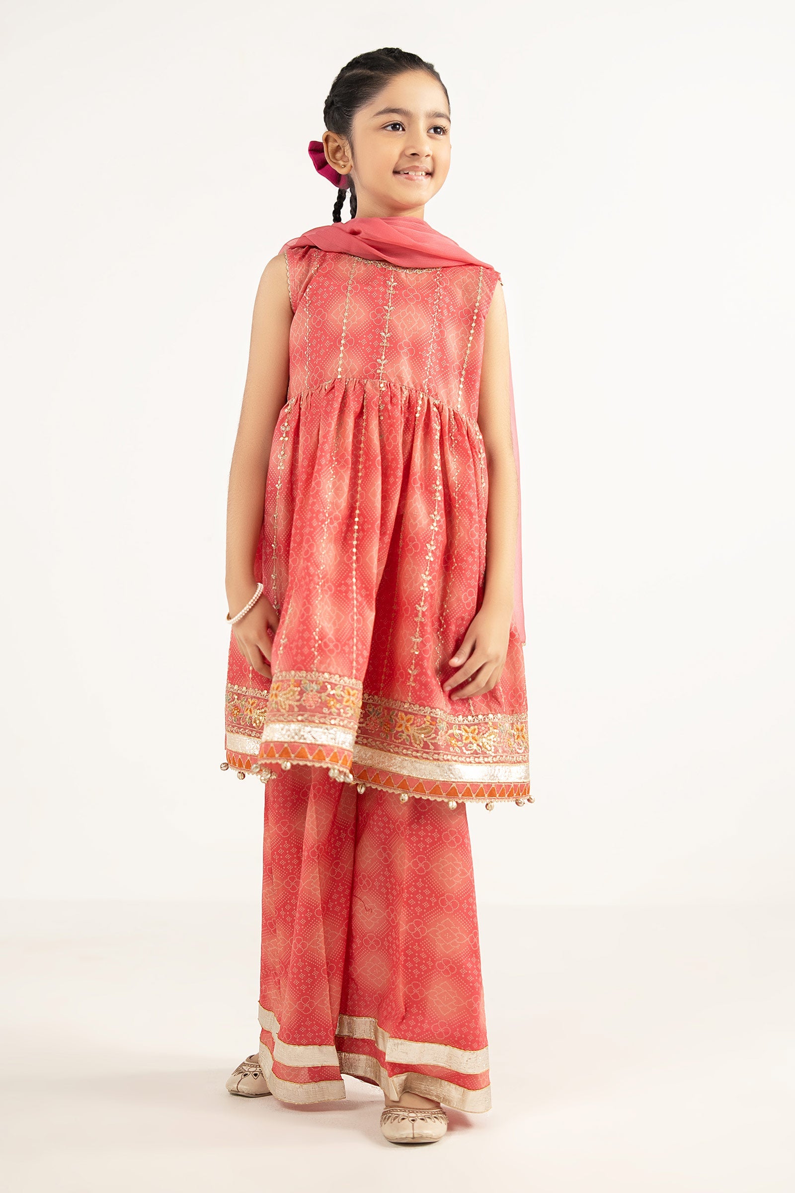 Embroidered Lawn | EF26-07-Pink-2-4 | Maria B