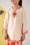 Embroidered Dobby Lawn | EF26-15-Off White | Maria B