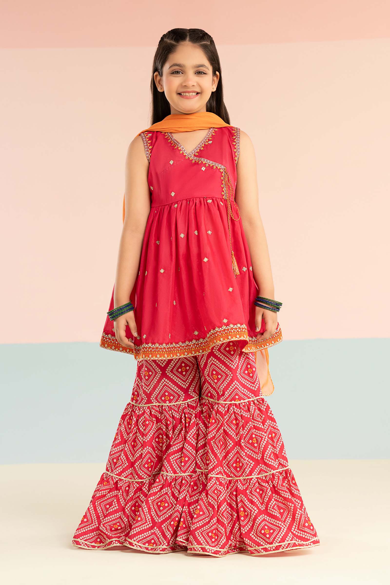 Embroidered Lawn | EF26-19-Pink-4-6 | Maria B