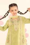 Embroidered Dobby Lawn | EF26-24-Green-2-4 | Maria B