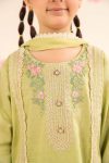 Embroidered Dobby Lawn | EF26-24-Green-2-4 | Maria B
