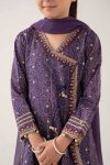 Embroidered Lawn | EF26-25-Purple-2-4 | Maria B