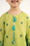 Embroidered Lawn Suit | EF26-30-Green-2-4 | Maria B