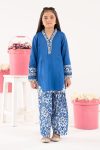 Embroidered Lawn | EF26-45-Blue-2-4 | Maria B