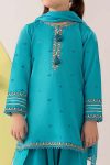 Embroidered Dobby Lawn | EF26-48-Blue-2-4 | Maria B