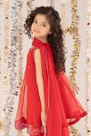 Embellished Organza | EF26-16-Red-2-4 | Maria B