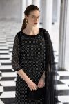 Embroidered Organza | EF26-23-Black | Maria B