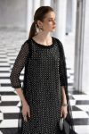 Embroidered Organza | EF26-23-Black | Maria B