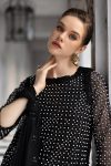 Embroidered Organza | EF26-23-Black | Maria B